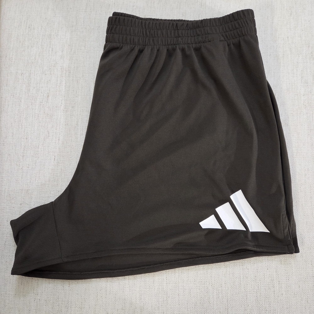 Adidas 2XL Men's Dark Gray Athletic Shorts